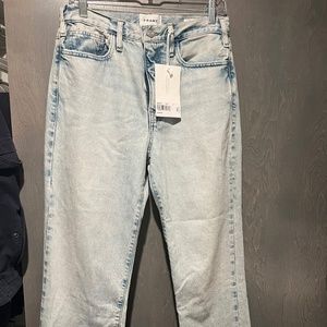FRAME Le Jane crop straight jeans size 27